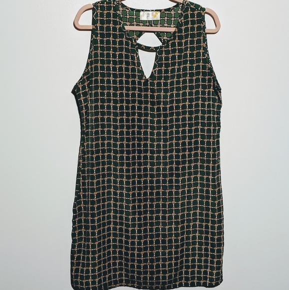 Paisley and Ivy Green Sleeveless Dress Size Large - Picture 1 of 5